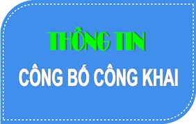 CÔNG BỐ - CÔNG KHAI