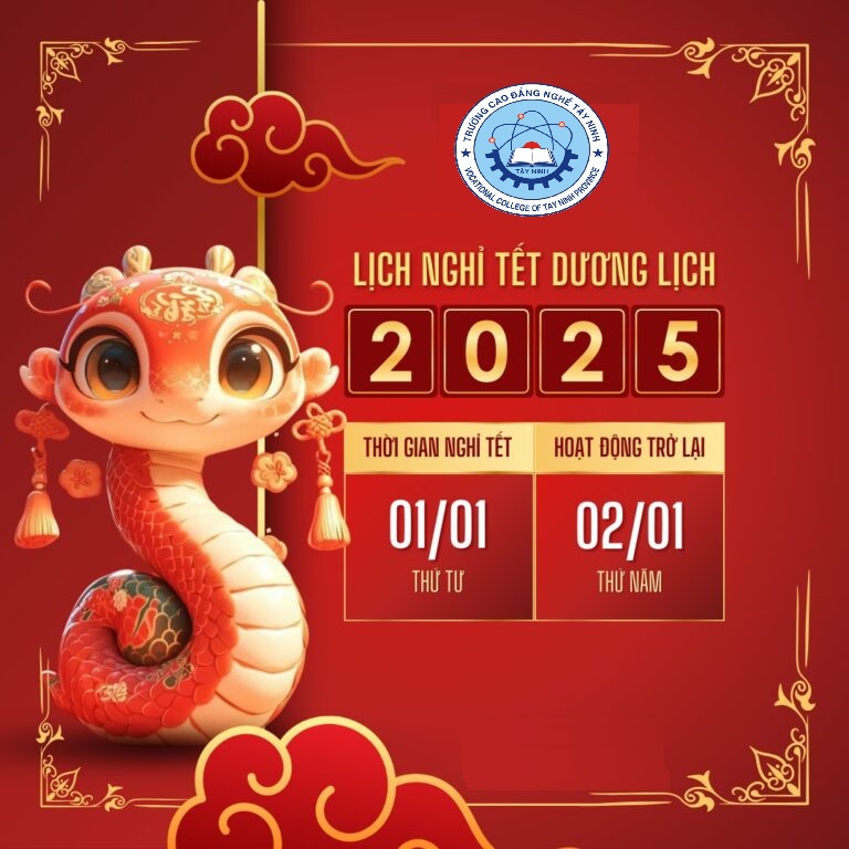 Thông báo nghỉ Tết dương lịch 01.01.2025