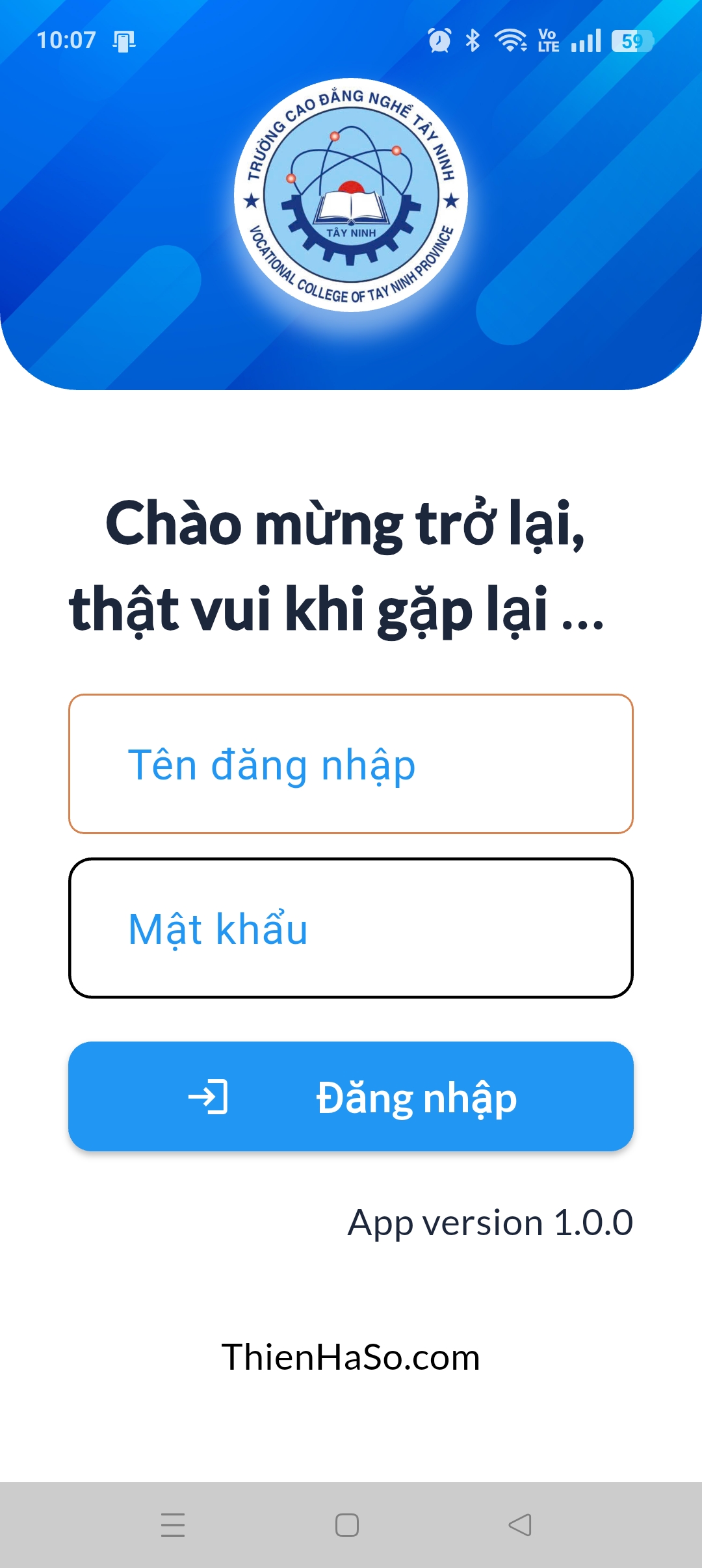 Quyết định V/V công bố và đưa vào sử dụng Phần mềm Truyền thông và Quản lý Đào tạo trên thiết bị di động (Mobile Application) tại Trường Cao đẳng nghề Tây Ninh