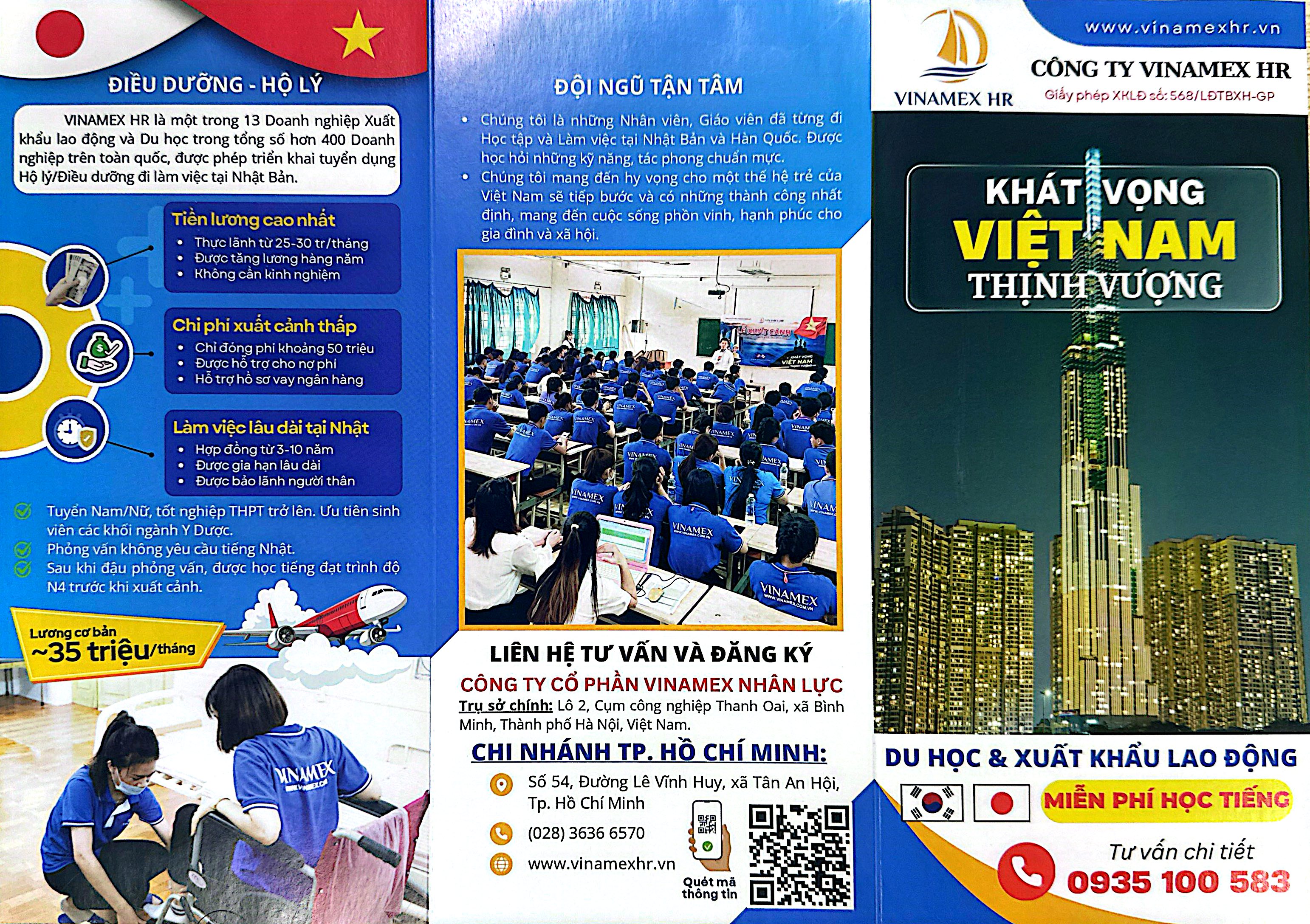 CÔNG TY VINAMEX HR Tuyển dụng